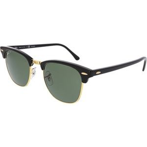 Ray-Ban Men's Polarized Gold Wayfarer Sunglasses